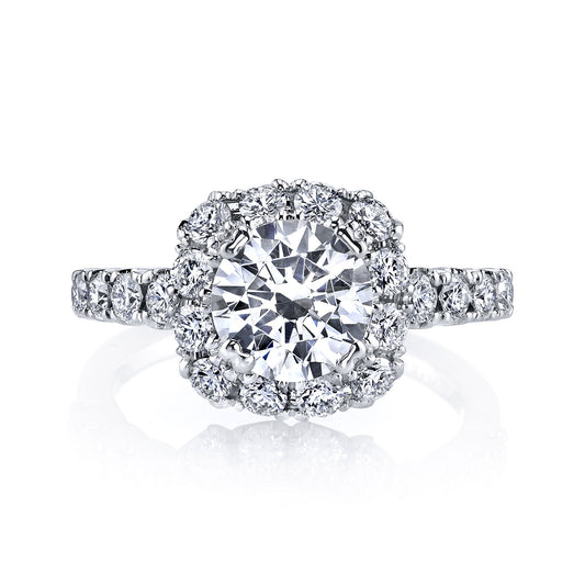 Ladies Round Engagement Ring 26496