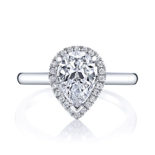 Ladies Pear Engagement Ring 26499