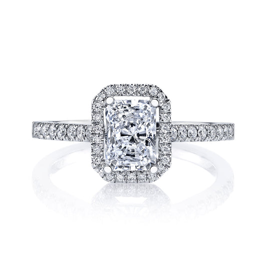 Ladies Radiant Engagement Ring 26500