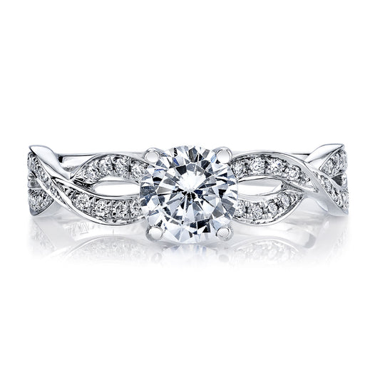 Ladies Round Engagement Ring 26534