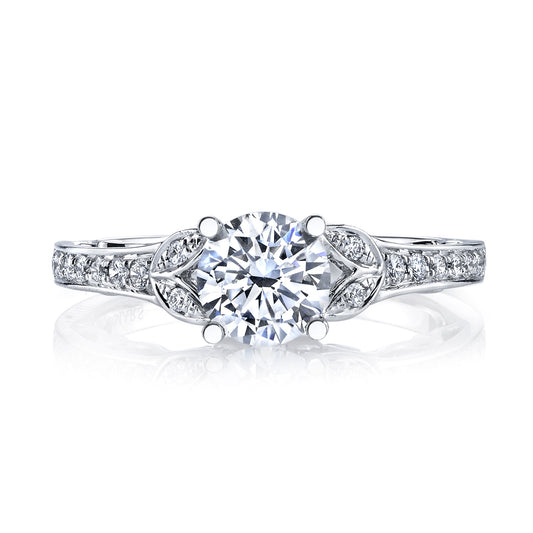 Ladies Round Engagement Ring 26547
