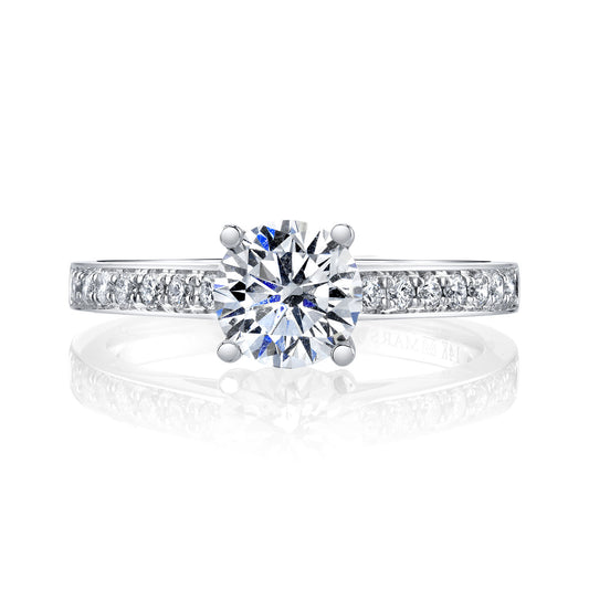 Ladies Round Engagement Ring 26650