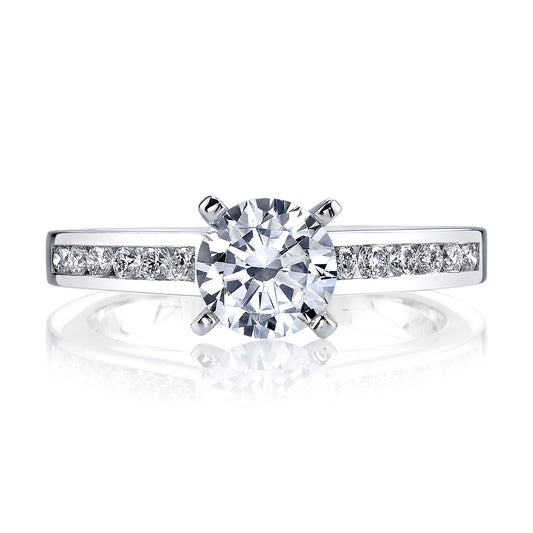 Ladies Round Engagement Ring 26945