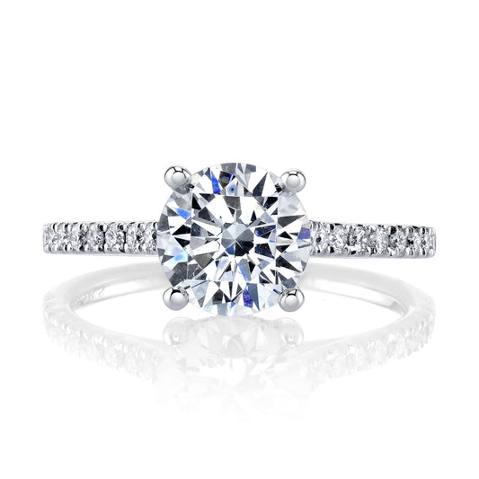 Ladies Round Engagement Ring 27039RD