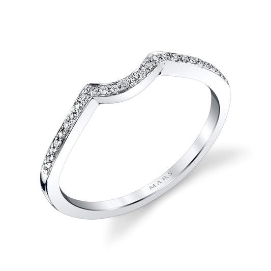 Ladies Round Engagement Ring 27128B