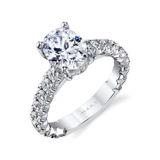 Ladies Oval Engagement Ring 27149OV