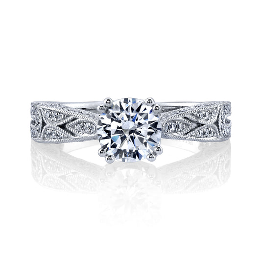 Ladies Round Engagement Ring 27187