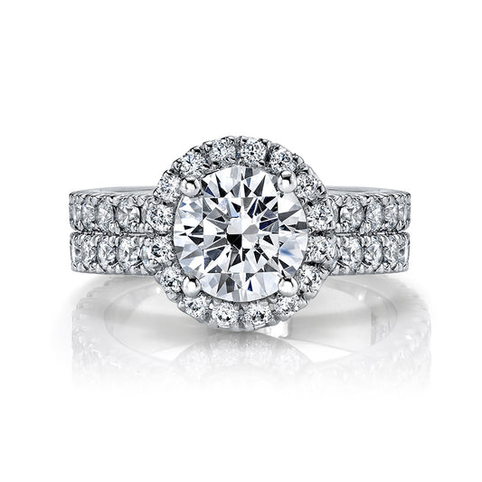 Ladies Round Engagement Ring 27356