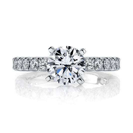 Ladies Round Engagement Ring 27372