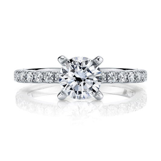 Ladies Round Engagement Ring 27373