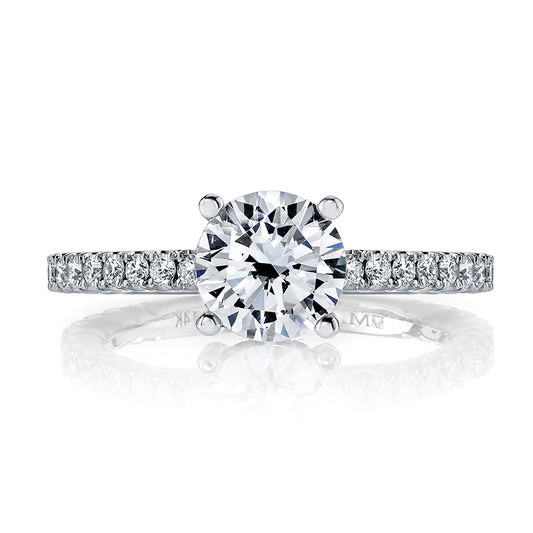 Ladies Round Engagement Ring 27380