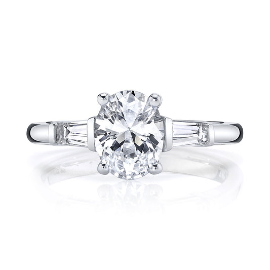 Ladies Oval Engagement Ring 27401
