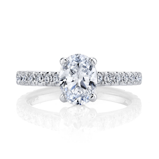 Ladies Oval Engagement Ring 27422-OV8X6