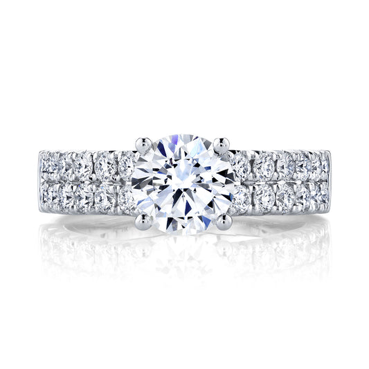 Ladies Round Engagement Ring 27440