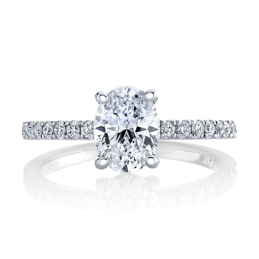 Ladies Oval Engagement Ring 27459OV