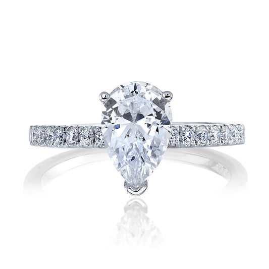 Ladies Pear Engagement Ring 27503