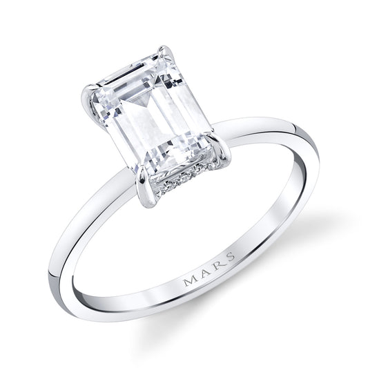 Ladies Pear Engagement Ring 27553EM
