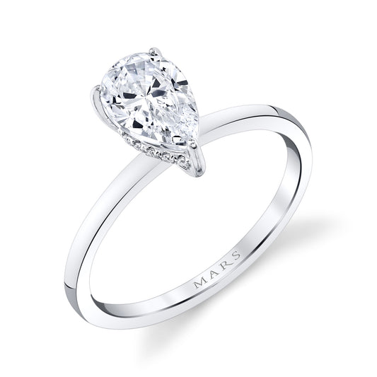 Ladies Round Engagement Ring 27553PS