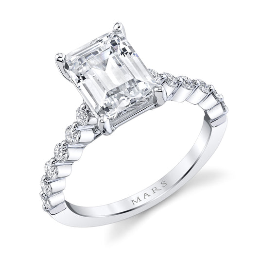 Ladies Pear Engagement Ring 27556EM