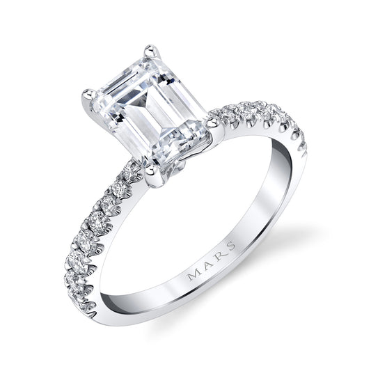 Ladies Pear Engagement Ring 27557EM