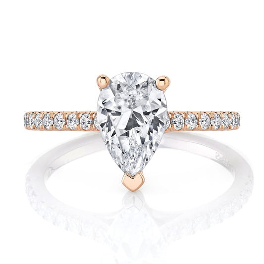 Ladies Pear Engagement Ring 27555EM