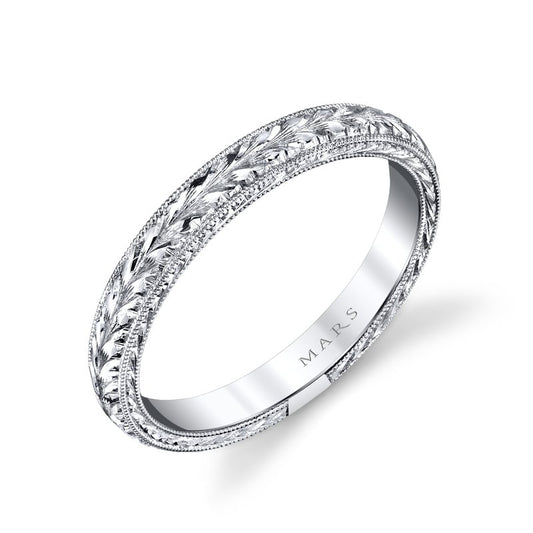 Ladies Round Wedding Band 10860EHE