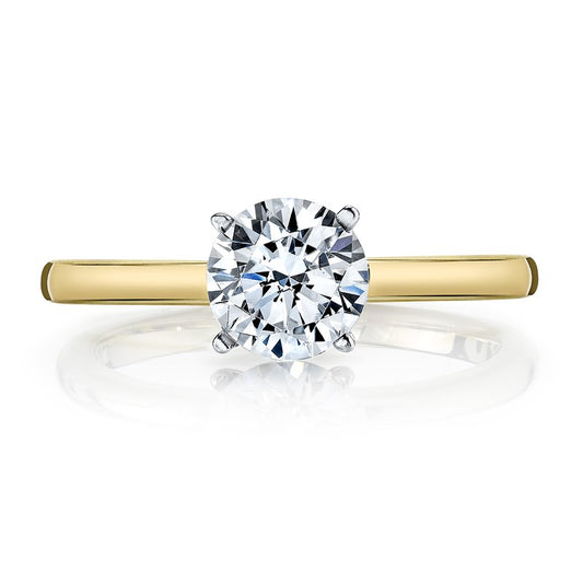 Ladies Round Engagement Ring 27391