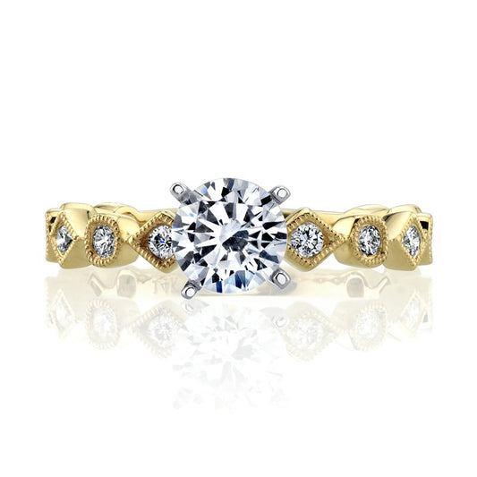 Ladies Round Engagement Ring 27216B