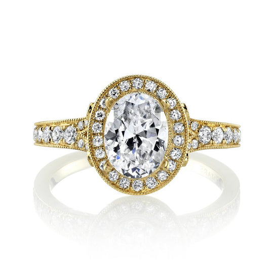 Ladies Oval Engagement Ring 14664