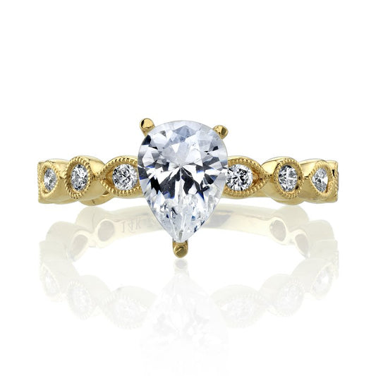Ladies Pear Engagement Ring 26507