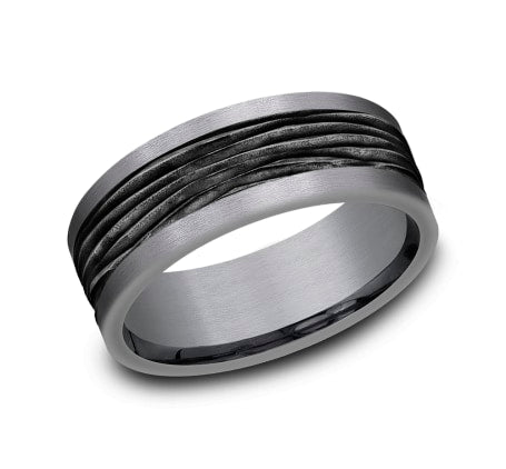 8mm Wedding Band Ring CF128743BKTGTA