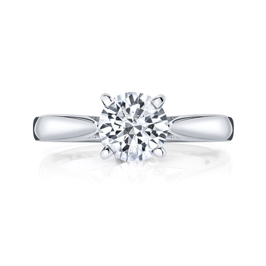 Ladies Round Engagement Ring 9010