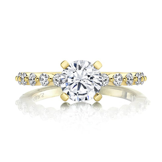 Ladies Round Engagement Ring 27556PS