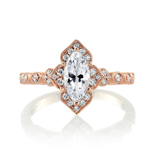 Ladies Marquise Engagement Ring 27098