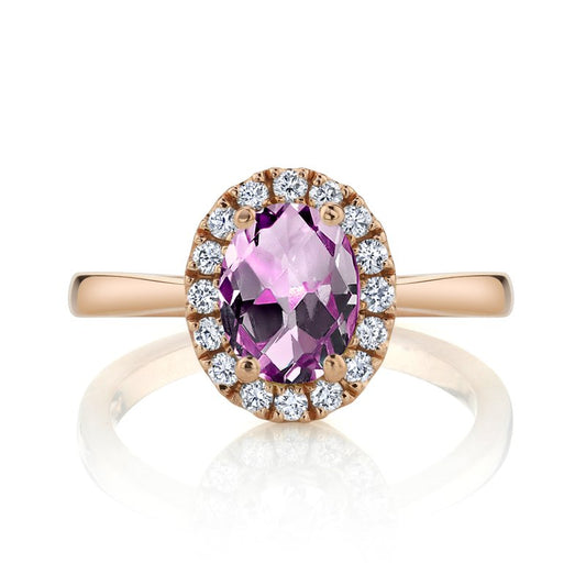 Ladies Oval Engagement Ring 27529