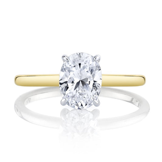 Ladies Oval Engagement Ring 27553RD