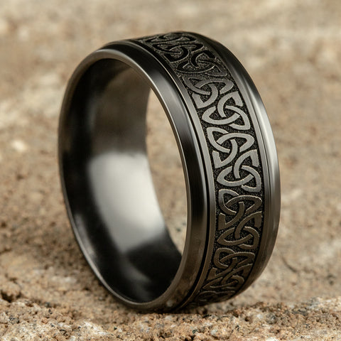 9mm Wedding Band Ring CF109357BKT