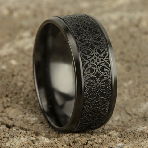 9mm Wedding Band Ring CF109845BKT