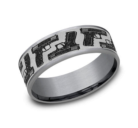 7.5mm Wedding Band Ring CFT6775197GBKTGTA