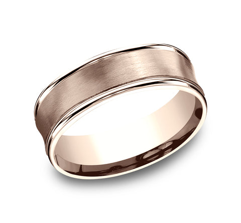 7.5mm Wedding Band Ring RECF87500